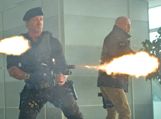Sylvester Stallone, Bruce Willis, The Expendables 2 Sylvester Stallone, Bruce Willis, The Expendables 2